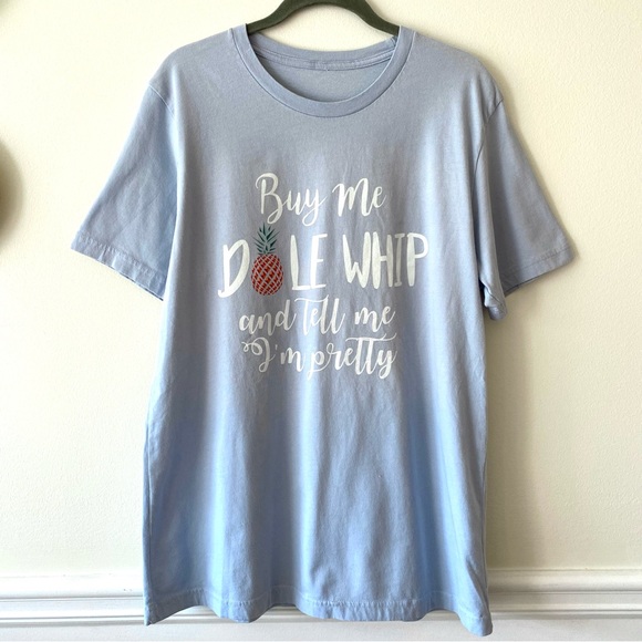 Blue Disney Dole Whip Graphic T Shirt - Picture 2 of 3